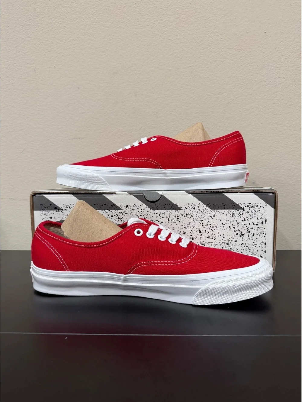 Size 11.5 - Vans OG Authentic LX “Red”
